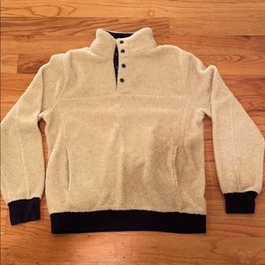 J Crew Sherpa style pullover